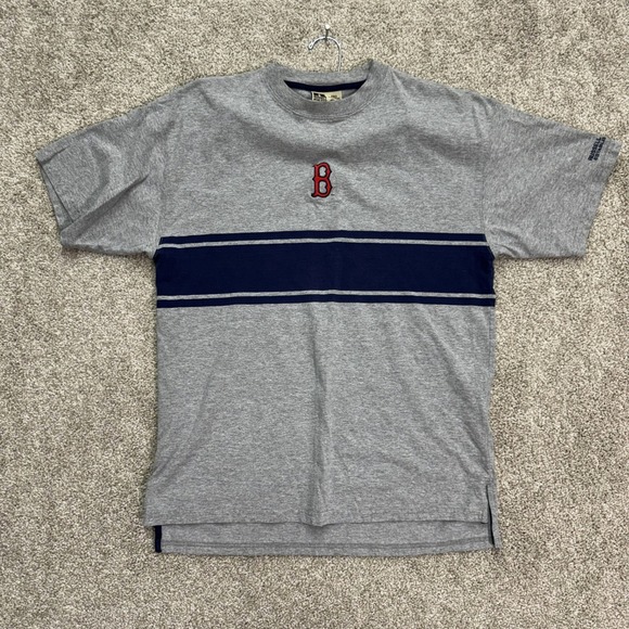 Russell Athletic Boston Red Sox T-Shirt Mens Gray MLB Baseball Tee - Picture 1 of 7